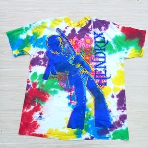 Jimi hendrix tie-dye shirt